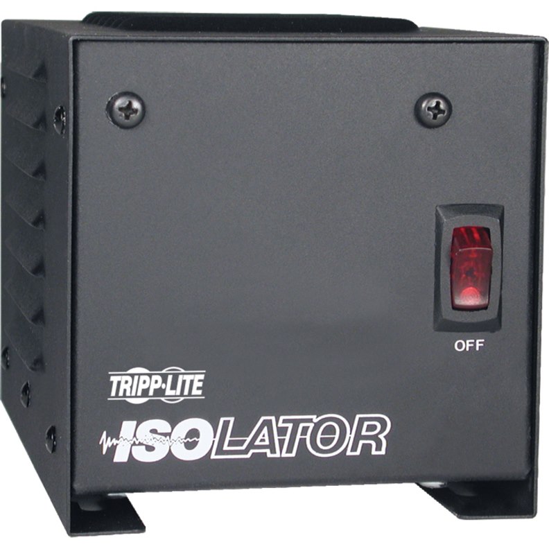 Eaton Tripp Lite Series Isolator Series 120V 250W Isolation Transformer-Based Power Conditioner, 2 Outlets, TAA