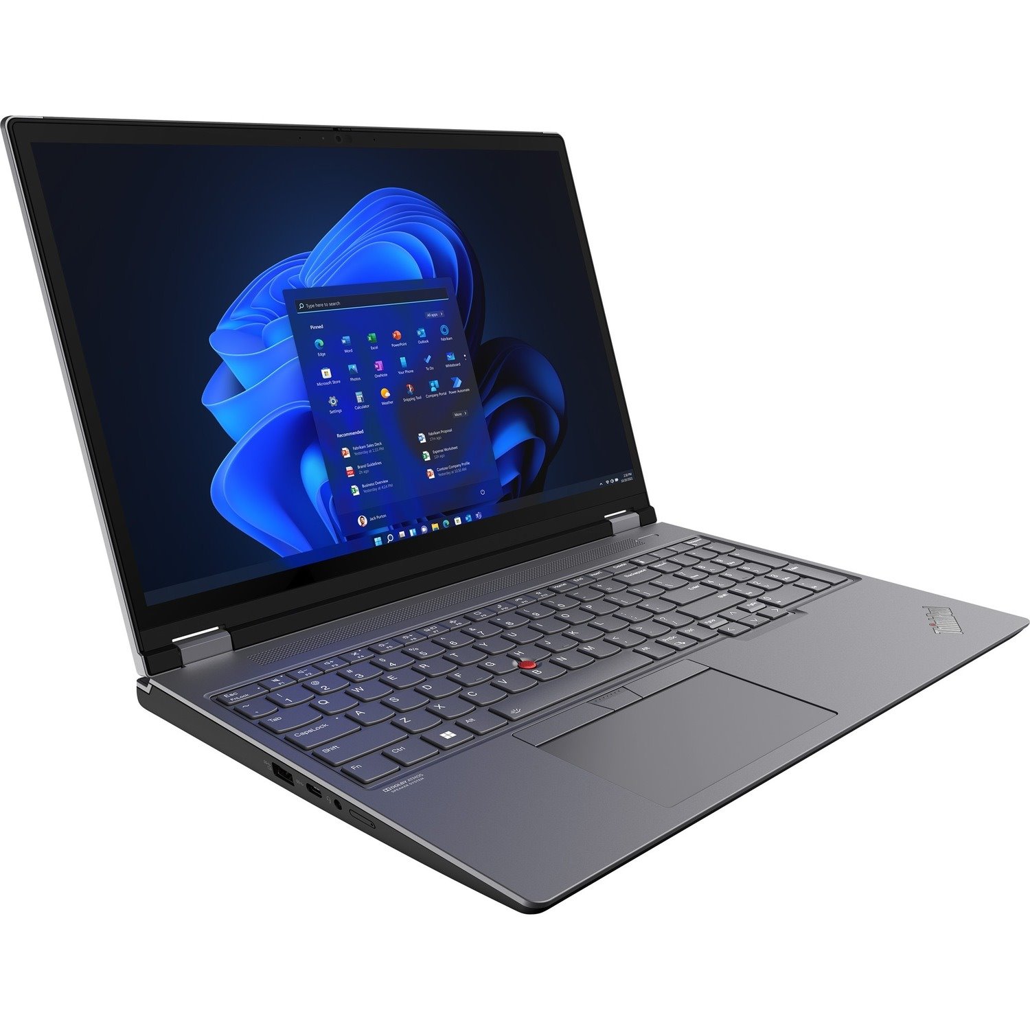 Lenovo ThinkPad P16 G1 21D6008WUS 16" Mobile Workstation - QHD - Intel Core i9 12th Gen i9-12950HX - vPro Technology - 32 GB - 1 TB SSD - English (US) Keyboard - Storm Gray