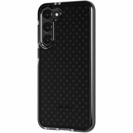 Tech21 Evo Check Case for Samsung Galaxy S23+ Smartphone - Smokey Black
