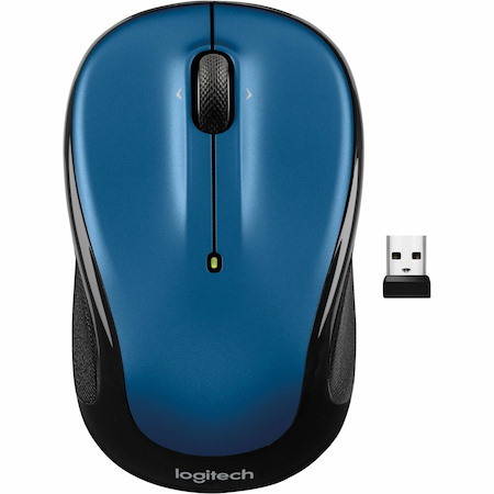 Logitech M325s Wireless Mouse, 2.4 GHz with USB Receiver, Blue