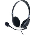 Verbatim Stereo Headset with Microphone and In-Line Remote