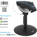Socket Mobile DuraScan® D740, Universal Barcode Scanner, Gray & Charging Stand