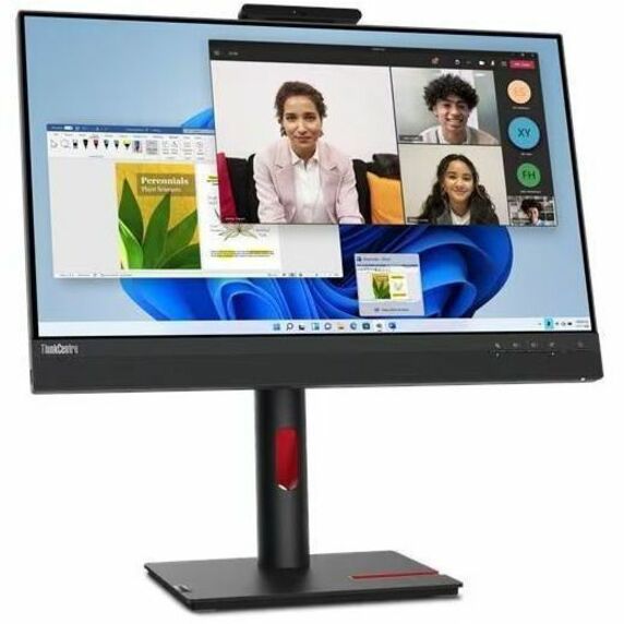 Lenovo ThinkCentre Tiny-in-One 24 Gen 5 - Led Monitor - 24" (23.8" Viewable) - Touchscreen - 1920 X 1080 Full HD (1080P) @ 60 HZ - Ips - 250 CD/M� - 1000:1 - 4 MS - Hdmi, DisplayPort - Speakers - Rave