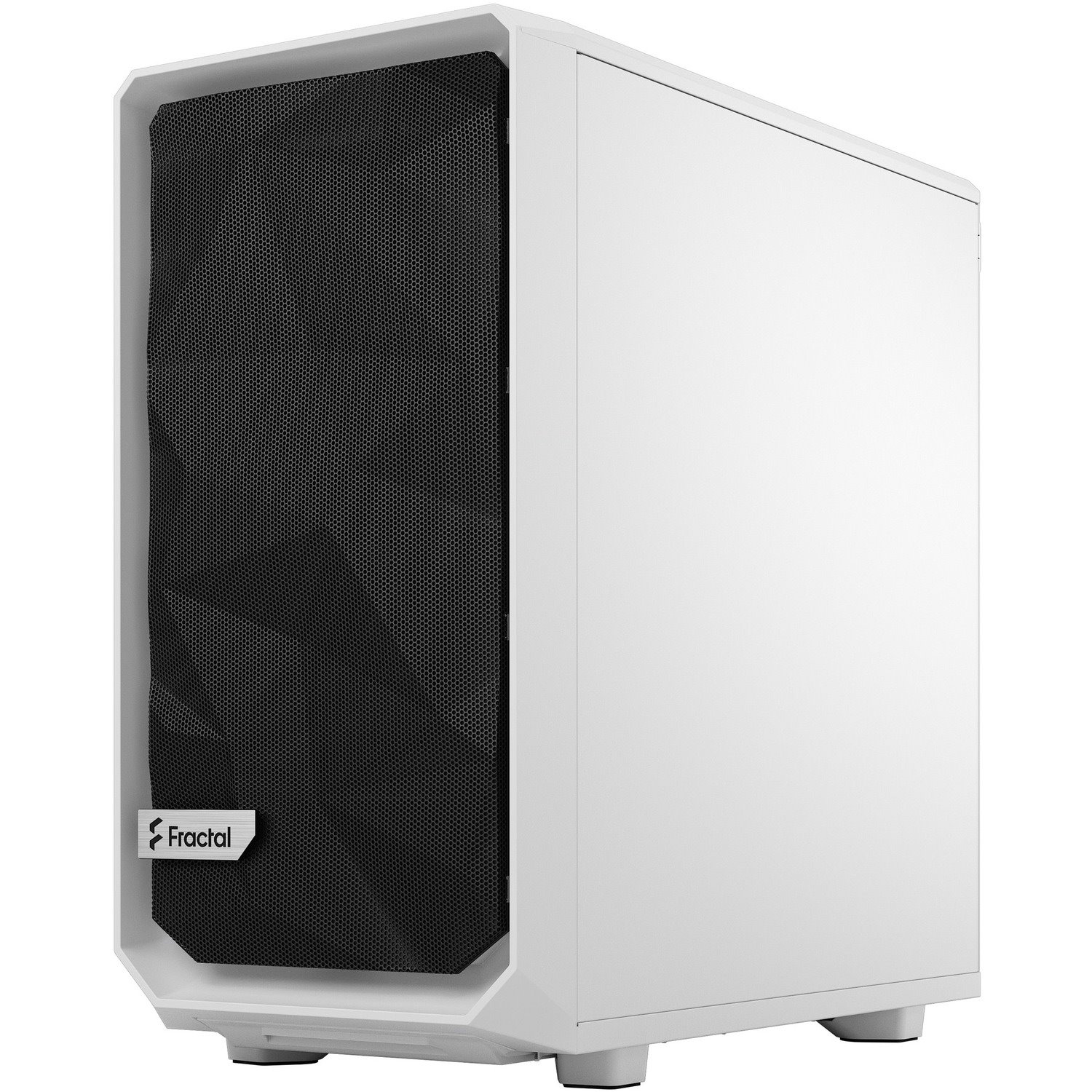 Fractal Design Meshify 2 Mini Computer Case - DTX, Mini DTX, Micro ATX, Mini ITX Motherboard Supported - Tower - Steel, Tempered Glass, Mesh - White