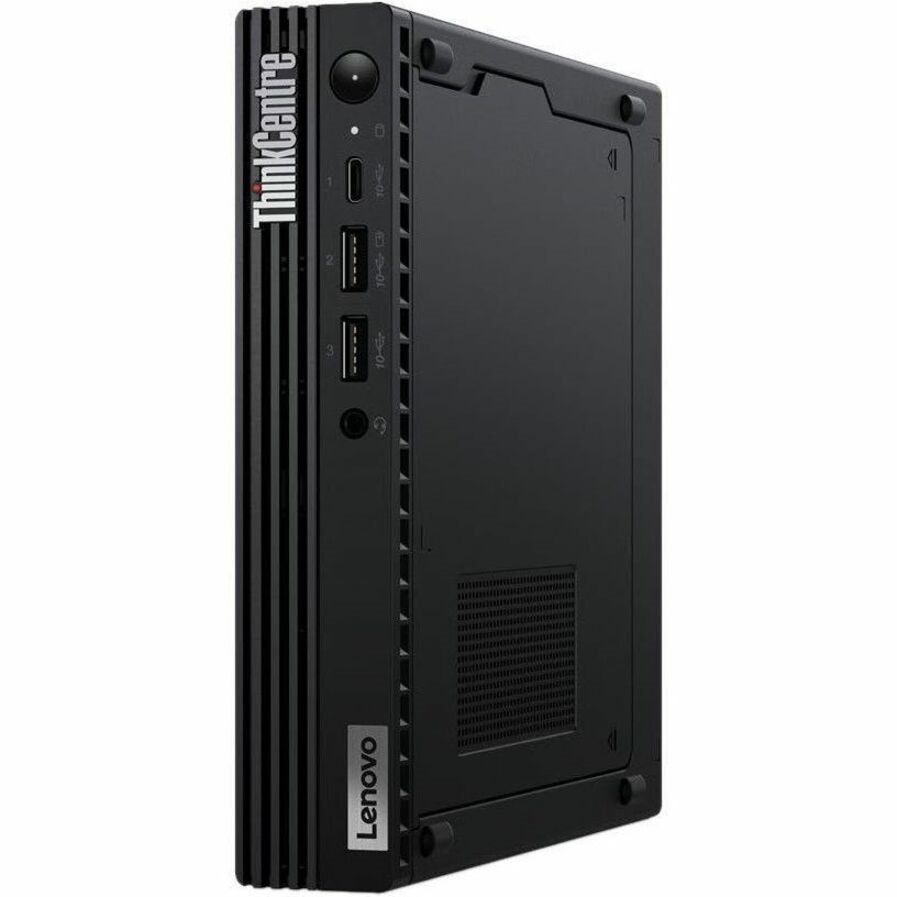 Lenovo ThinkCentre M80q Gen 4 12E90001CA Desktop Computer - Intel Core i5 13th Gen i5-13500T - vPro Technology - 16 GB - 256 GB SSD - Tiny - Black