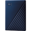 WD My Passport for Mac WDBA2F0050BBL 5 TB Portable Hard Drive - External - Midnight Blue