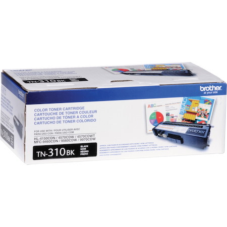 Brother Genuine TN310BK Black Toner Cartridge