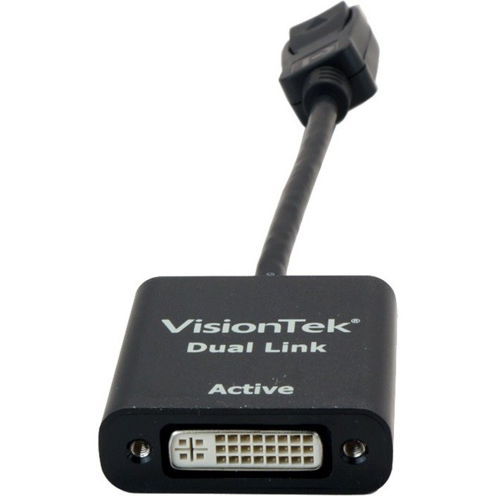 VisionTek DisplayPort to DL DVI-D Active Adapter (M/F)