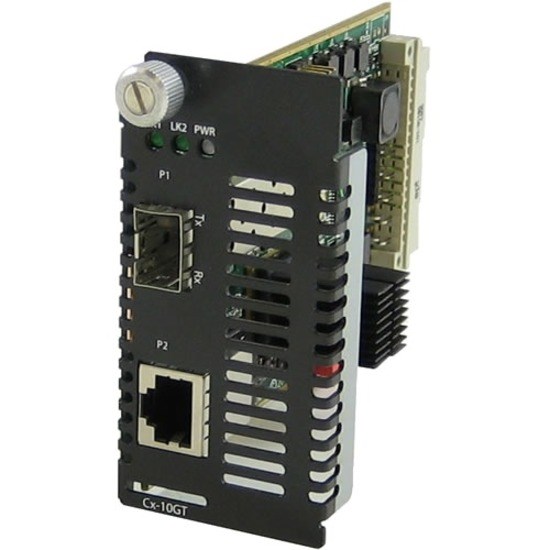 Perle CM-10GRT-SFP- Managed 10 Gigabit Media and Rate Converter Module