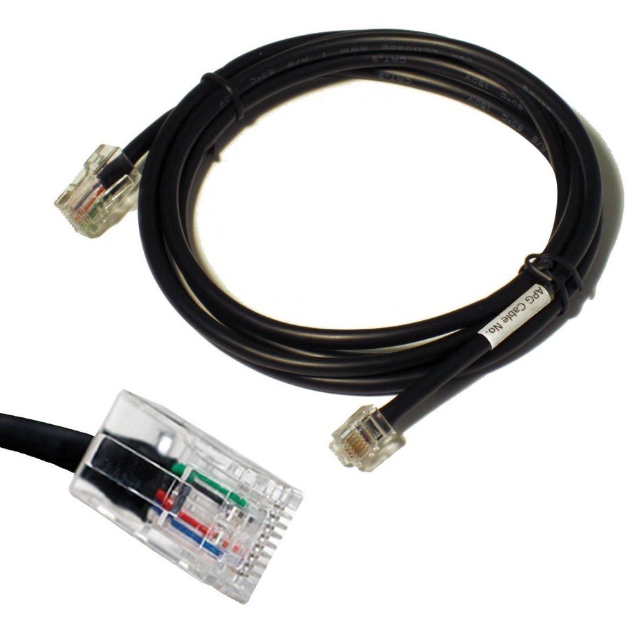 apg&reg; Printer Interface Cable | CD-102A Cable for Cash Drawer to Printer | 1 x RJ-12 Male - 1 x RJ-45 Male | Connects to EPSON and Star Printers