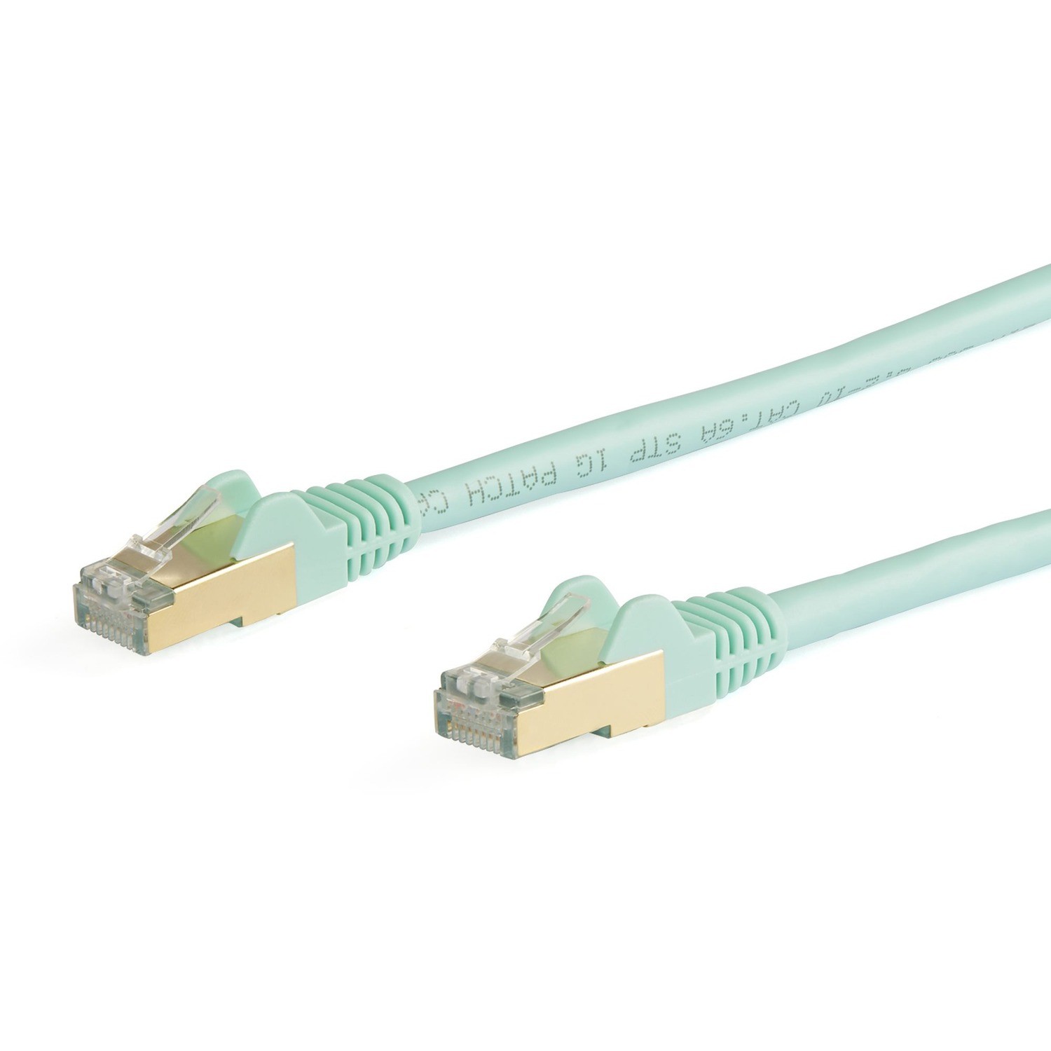 STARTECH.COM 5M CAT6A ETHERNET CABLE - 10 GIGABIT SHIELDED SNAGLESS RJ45 100W POE PATCH CO