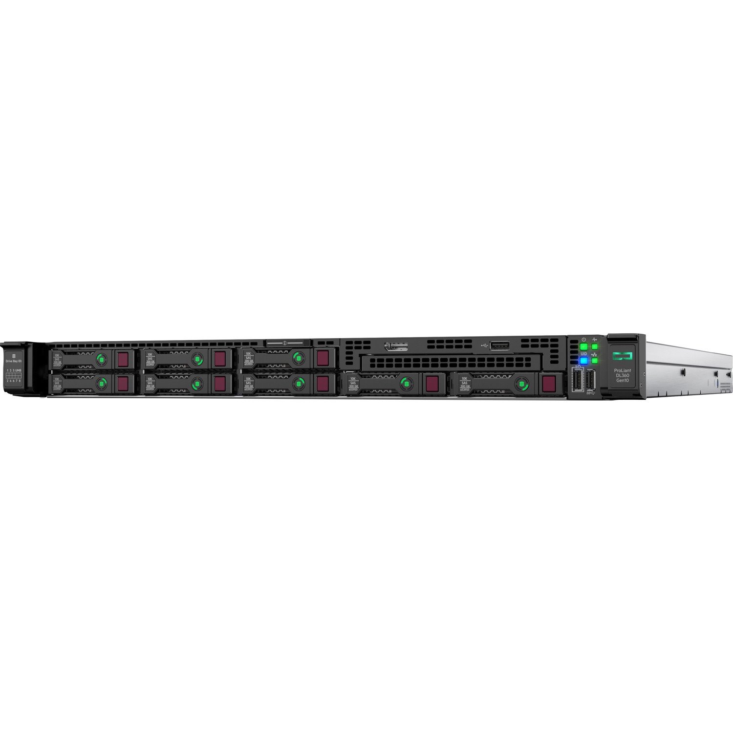 HPE ProLiant DL360 G10 1U Rack Server - 1 x Intel Xeon Gold 6242 2.80 GHz - 32 GB RAM - Serial ATA, 12Gb/s SAS Controller