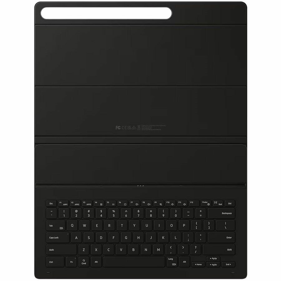 Samsung Keyboard/Cover Case (Book Fold) Samsung Galaxy Tab S9 Ultra Tablet, Stylus - Black