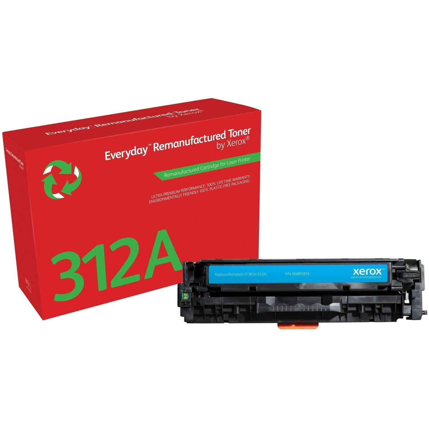 Xerox Everyday Standard Yield Laser Toner Cartridge 312A (CF381A) - Cyan - 1 / Pack