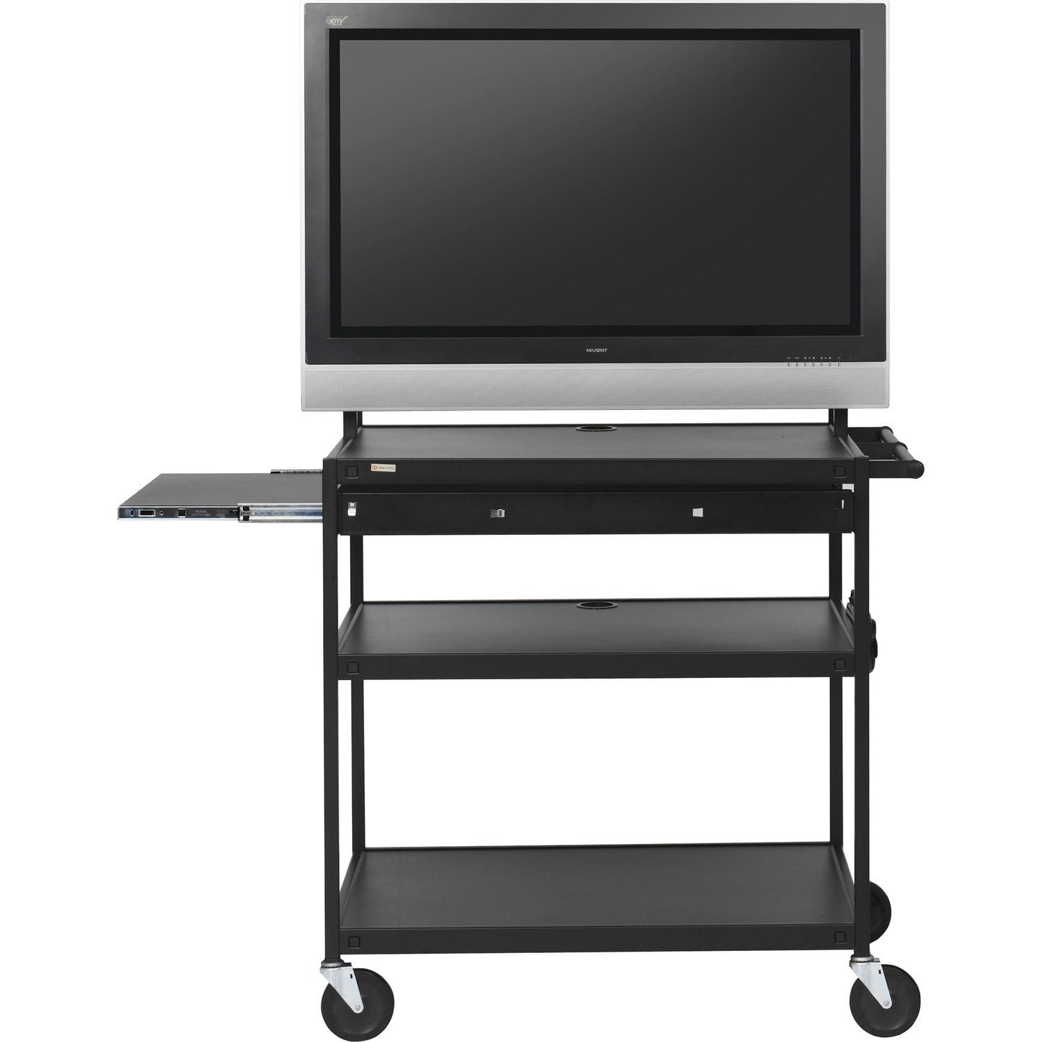 Bretford Basics FP42MULC-E5BK Flat Panel Cart