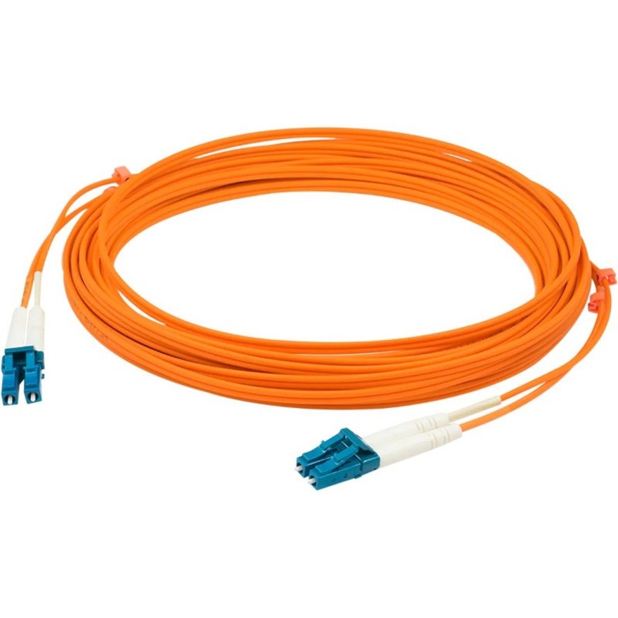 AddOn 4m LC to LC Orange OM4 Duplex OFNR (Riser-Rated) Fiber Patch Cable