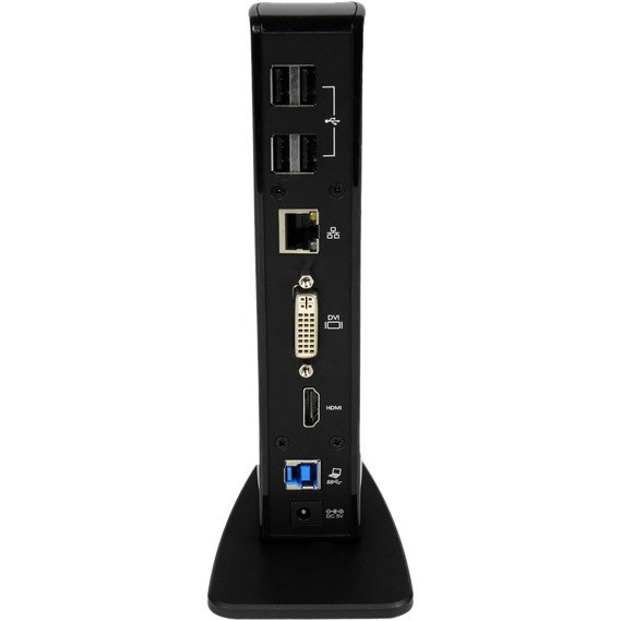 StarTech.com Universal USB 3.0 Laptop Docking Station - Dual-Monitor HDMI DVI w/ Audio Ethernet