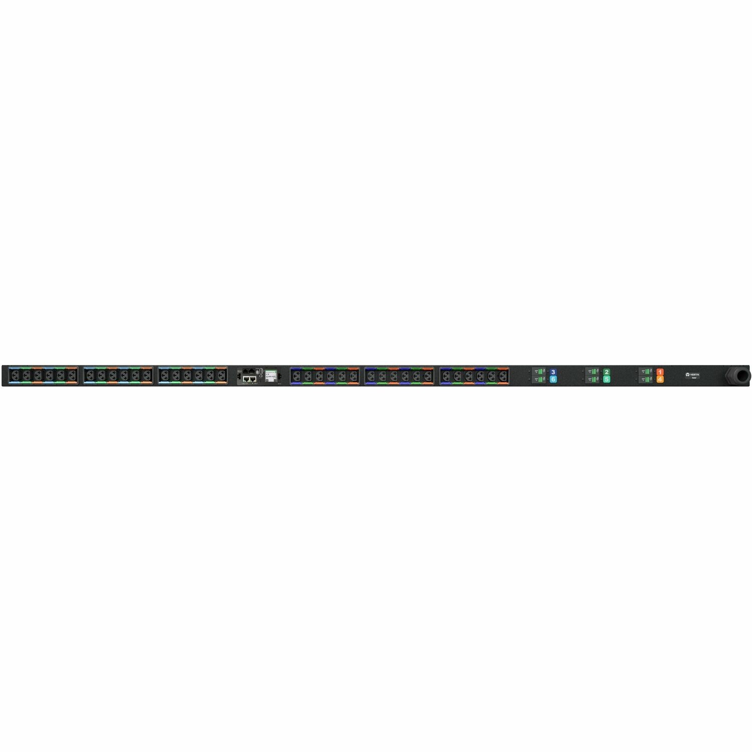 Vertiv Geist Monitored RPDU with Next-Gen IMD| 32A | 230/400V WYE | 36 Combination C13 / C19 outlets | 3P+N+E (IP44) | 22kW | VP4G30AP