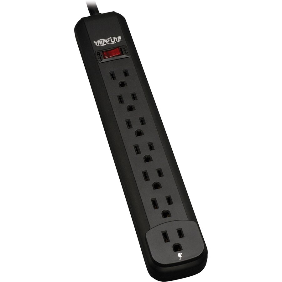 Tripp Lite by Eaton Power It! 7-Outlet Power Strip, 12 ft. (3.66 m) Cord, Black Housing