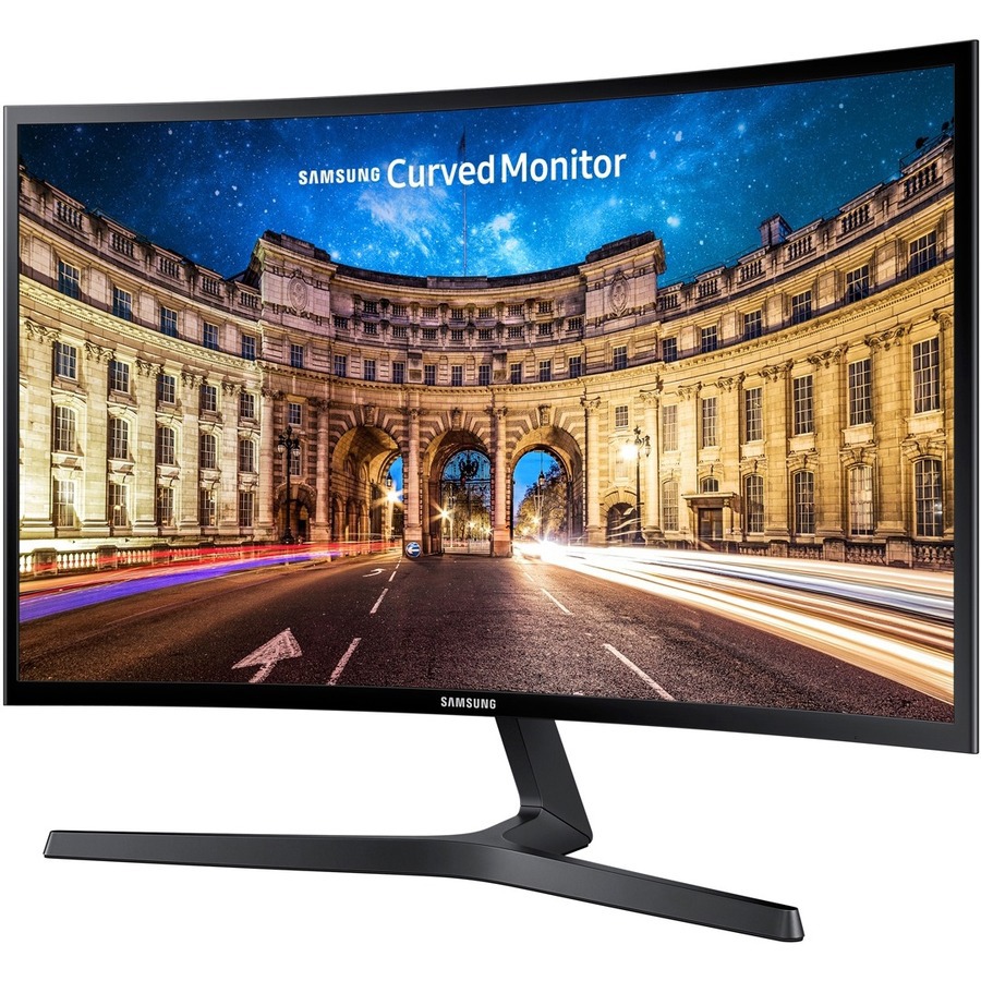 Samsung C24F396FH 24" Class Full HD Curved Screen LCD Monitor - 16:9 - Glossy Black
