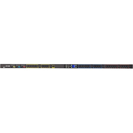 Eaton Metered Input rack PDU, 0U, 309-360P6W input, 11.5 kW max, 200-240V, 48A, 6 ft cord, Single-phase, Outlets: (30) C13 Outlet grip, (6) C19 Outlet grip