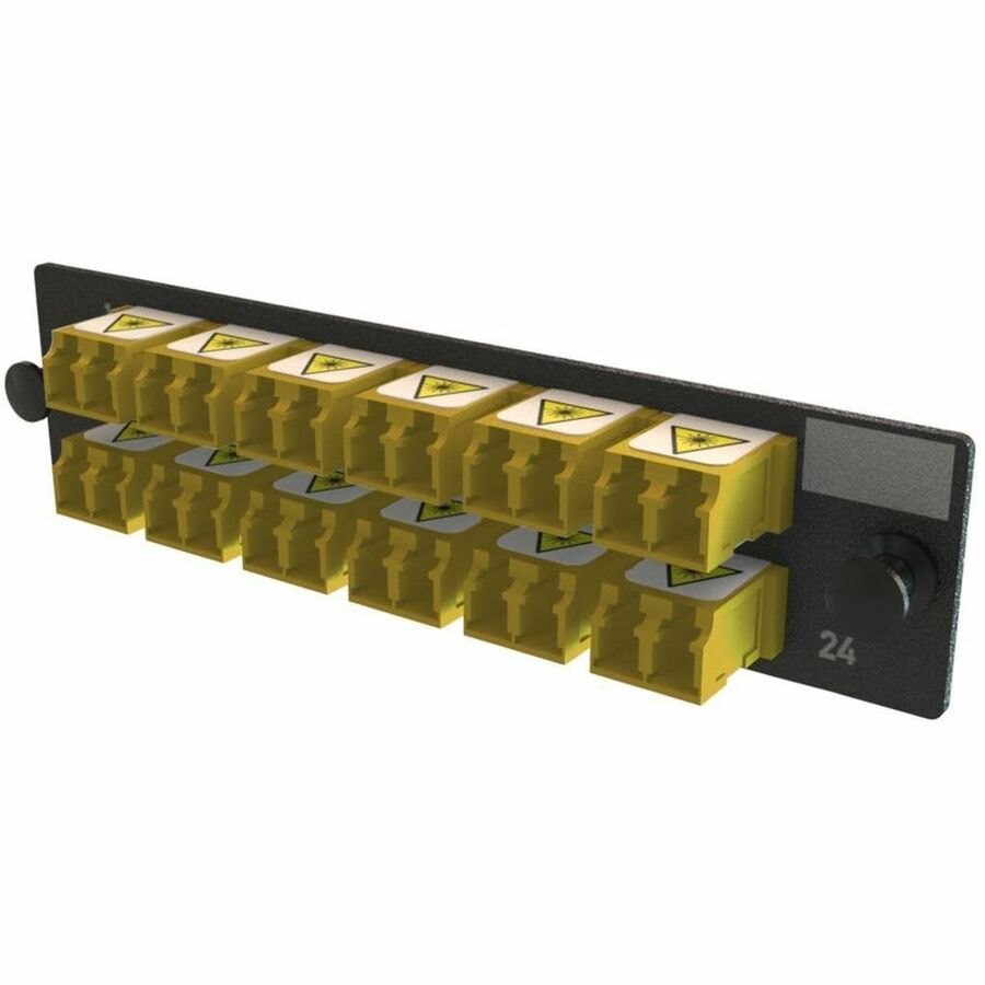 Ortronics Q-Series Keyed OFP Adapter Panel 24 Fibers, Green