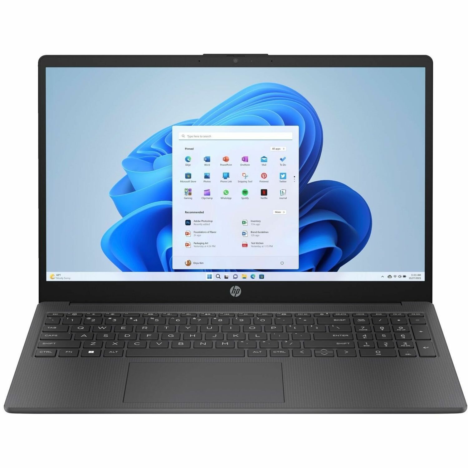 HP 15.6" Notebook - Full HD - 1920 x 1080 - (Intel Core i3 13th Gen i3-1315U Hexa-core (6 Core) - 12 GB Total RAM - 256 GB SSD - Chalkboard Gray - Refurbished