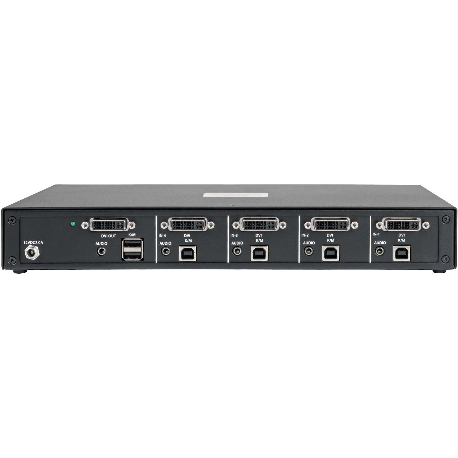 Tripp Lite by Eaton Secure KVM Switch, 4-Port, DVI to DVI, NIAP PP3.0 Certified, Audio, Single Monitor, TAA