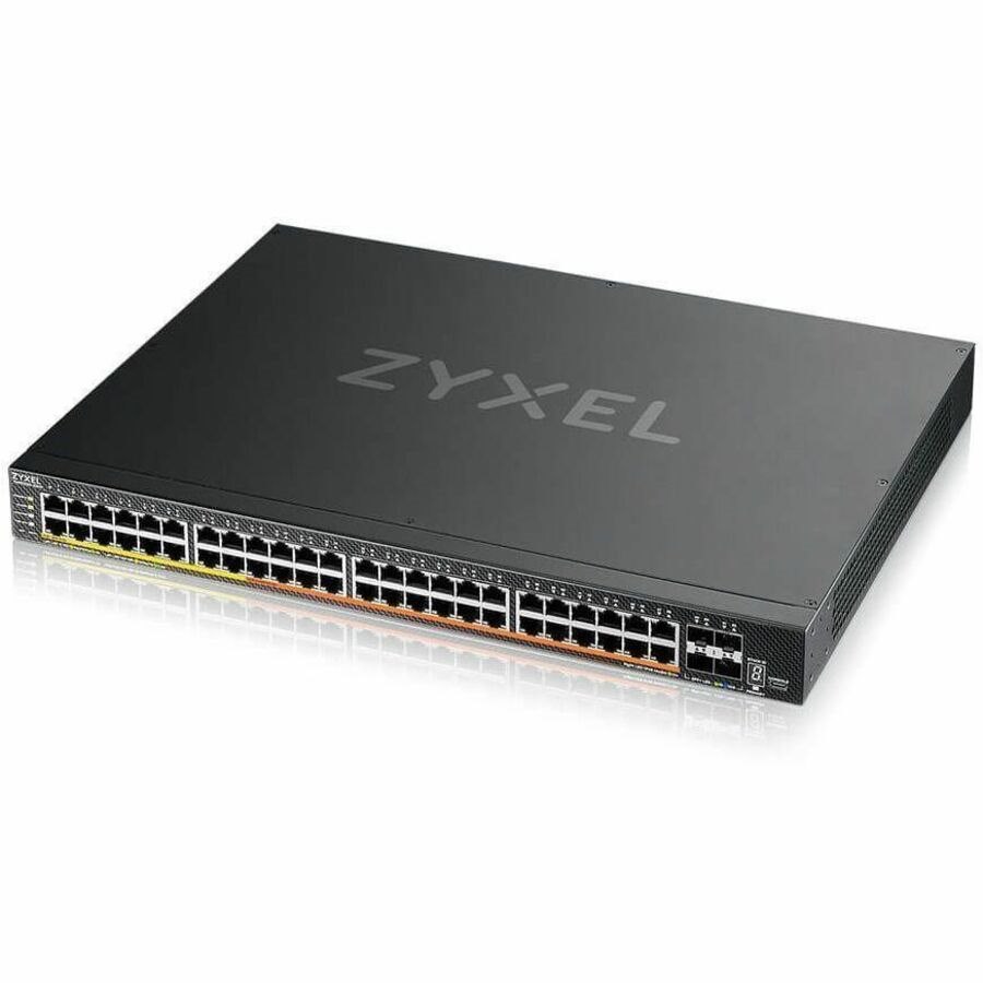 ZYXEL XMG2230 XMG2230-52HP 48 Poorten Beheer mogelijk Ethernetswitch - Gigabit Ethernet, 2.5 Gigabit Ethernet, 10Gigabit Ethernet - 100/1000Base-T, 2.5GBase-T, 10GBase-X
