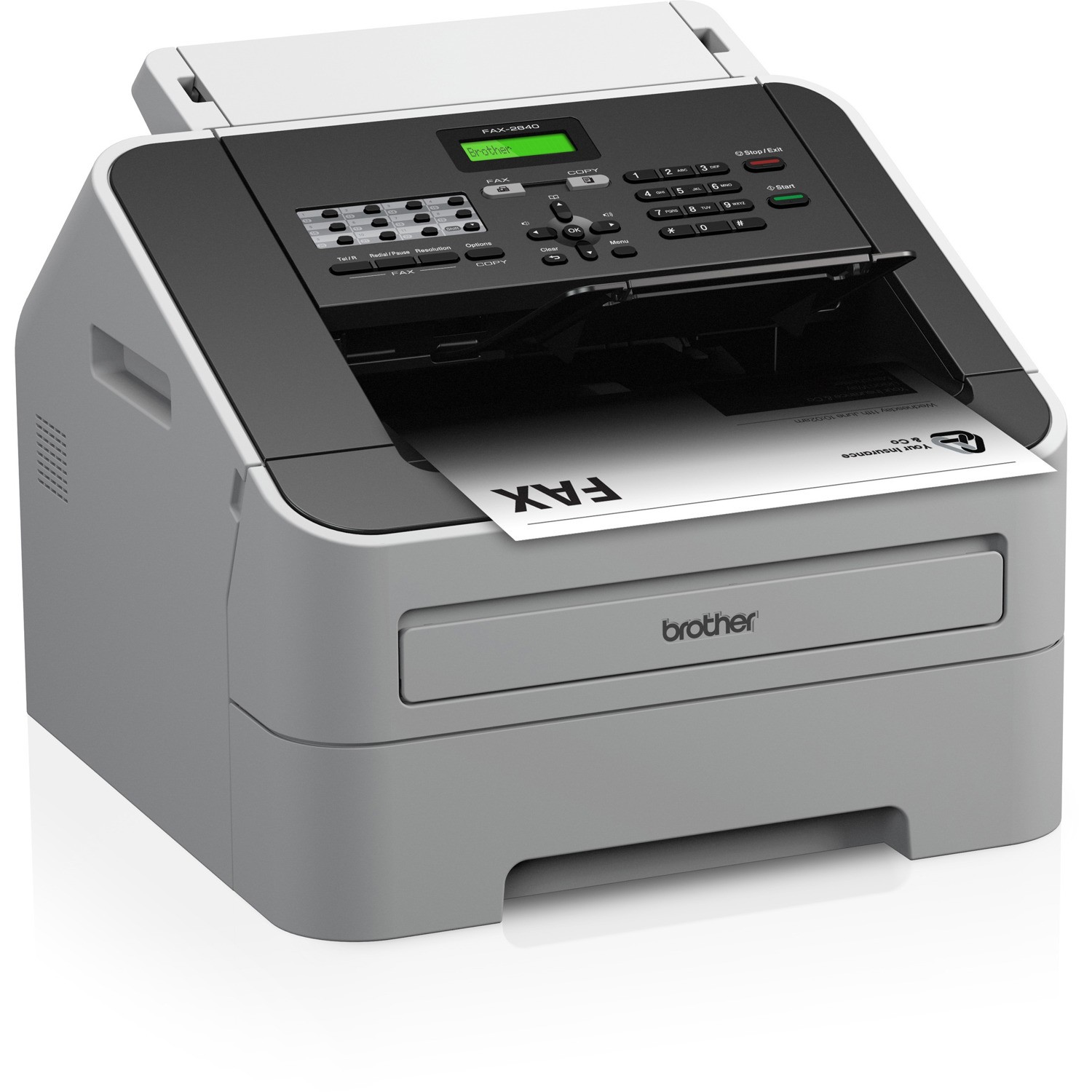 Brother FAX-2840 Facsimile/Copier Machine - Laser - Monochrome Digital Copier