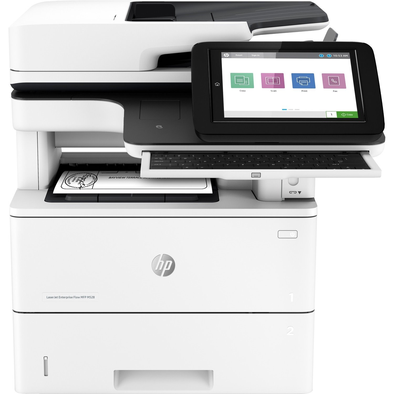 HP LaserJet Enterprise M528c Laser Multifunction Printer - Monochrome