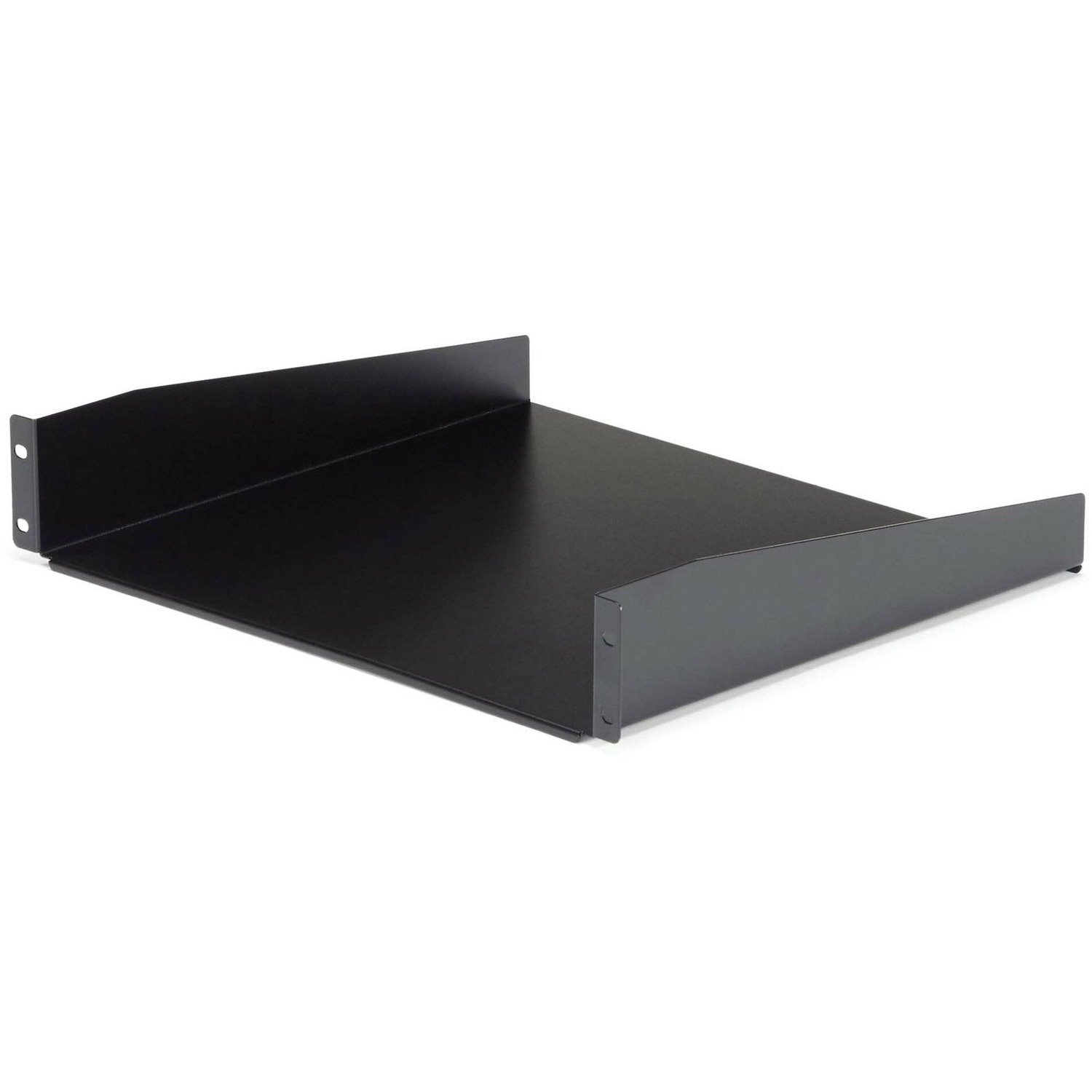 StarTech.com 2U 19" Server Rack Schap, Universele Rack Mount Cantilever Shelf Netwerk Kast, Capaciteit 20kg, Diepte 41cm (16"), Zwart