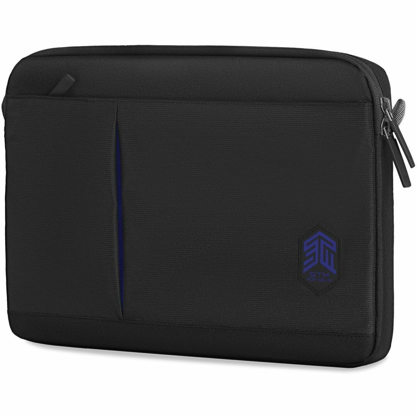 STM (BLAZER 2023) LAPTOP SLEEVE, FITS UP TO 16", BLACK , 3YR WTY