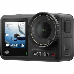 DJI Osmo Action 4 Digital CamcorderTouchscreen - 1/1.3" CMOS - Black