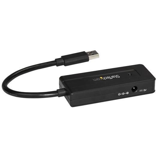 StarTech.com 4 Port USB 3.0 Hub SuperSpeed 5Gbps w/ Fast Charge - Portable USB 3.2 Gen 1 (5Gbps) Type-A Laptop/Desktop Hub - USB Bus/Self Powered