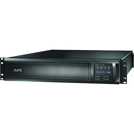 APC Smart-UPS X, Line Interactive, 2000VA, Rack/tower convertible 2U, 100V-127V, 3x 5-15R+3x 5-20R+1x L5-20R NEMA, SmartSlot, Extended runtime