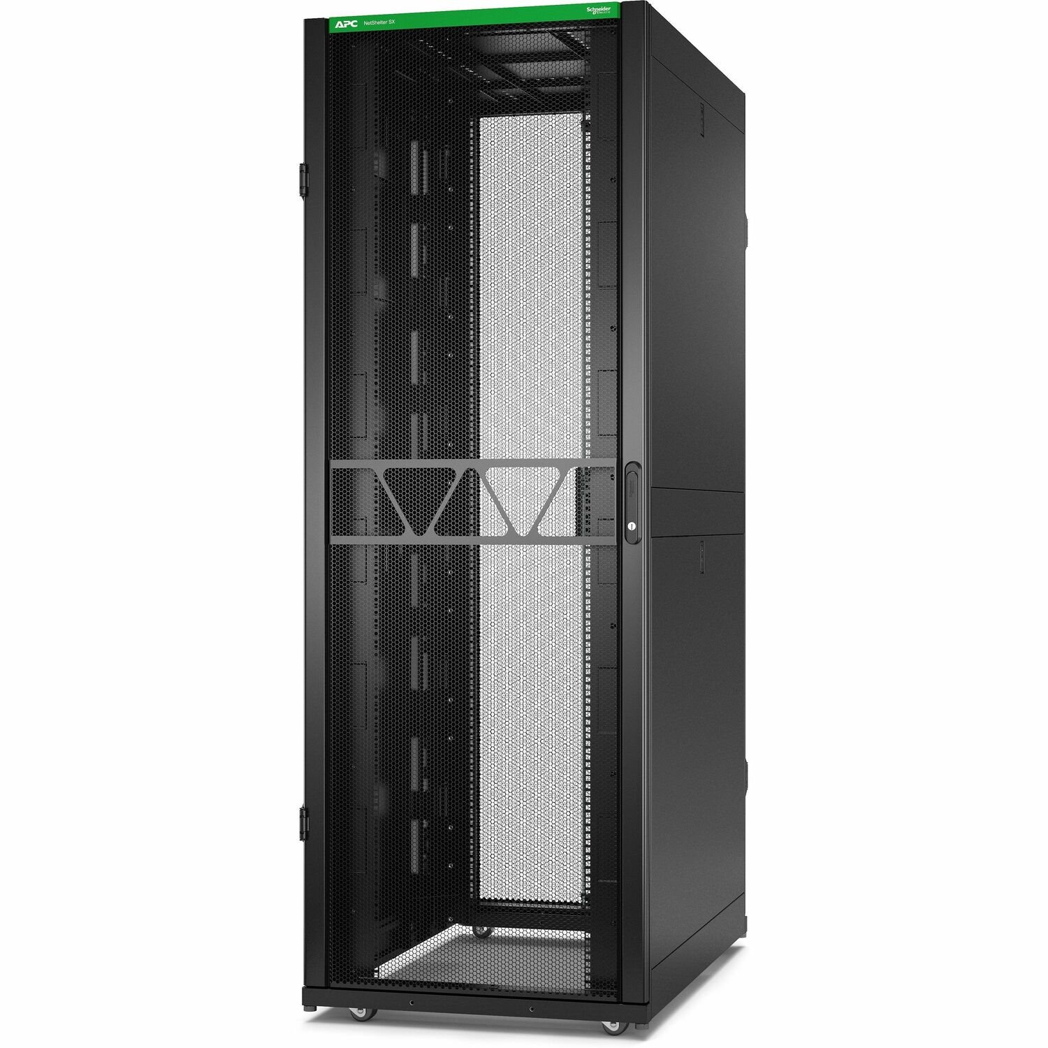 [TAA, BAA_COTS] APC NetShelter SX Server Rack Gen 2, 45U, 2124H x 750W x 1200D mm, with Sides, Black