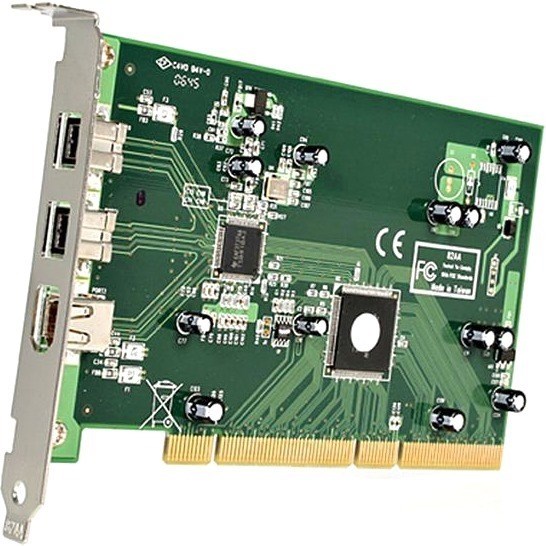 StarTech.com 3 Port 2b 1a PCI 1394b FireWire Adapter Card with DV Editing Kit