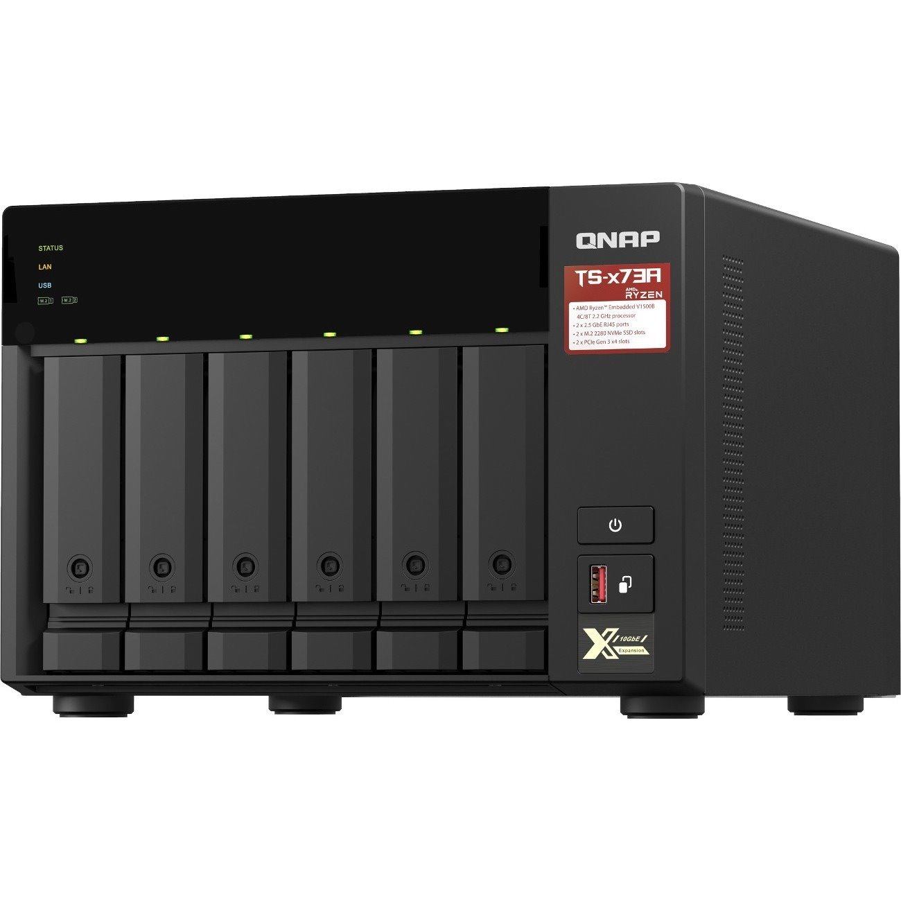 QNAP TS-673A-8G NAS Storage System