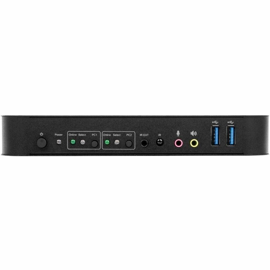 Rocstor Solid KVM SK05 DisplayPort 1.4 and USB 3.0 2×1 KVM Switch