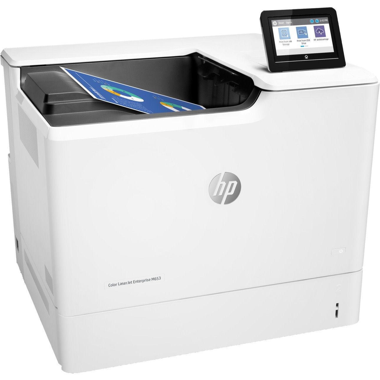 HP LaserJet M653 M653dn Desktop Laser Printer - Colour