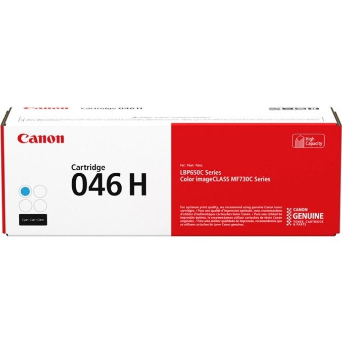 Canon 046 H Original High Yield Laser Toner Cartridge - Cyan Pack