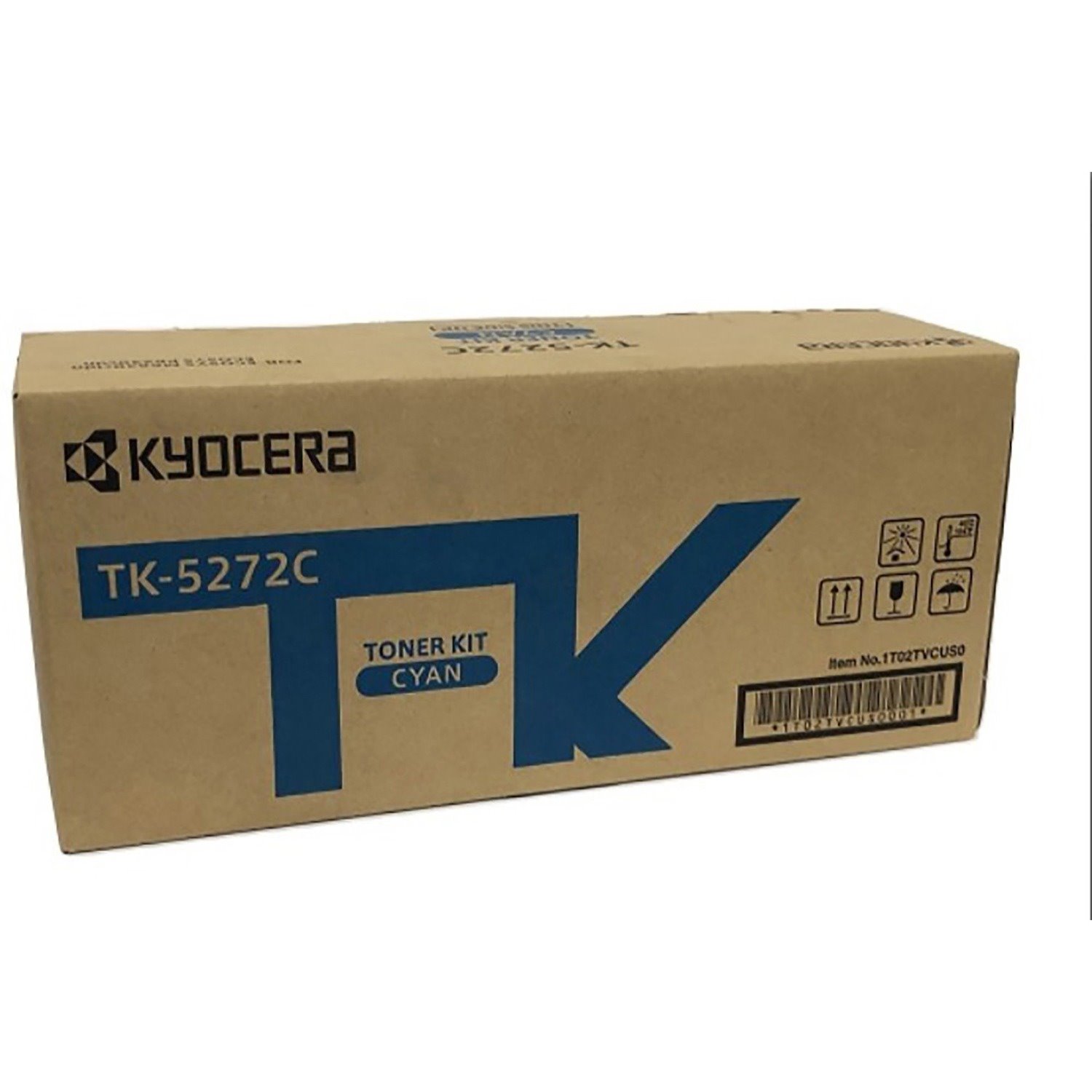 Kyocera TK-5272C Original Laser Toner Cartridge - Cyan - 1 Each