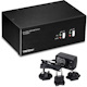 TRENDnet 2-Port Dual Monitor DVI KVM Switch with Audio, 2-Port USB 2.0 Hub, Digital Resolutions up to 1920 x 1200, Analog Resolutions up to 2048 x 1536, TK-232DV
