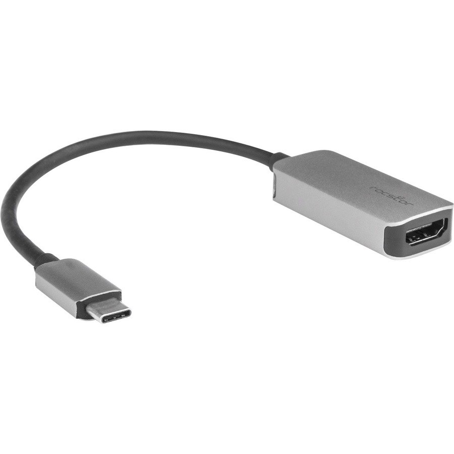 DISPLAYPORT 1.4 TO HDMI 2.0 4K 60HZ ADAPTER-M/F- ALUMINUM GREY