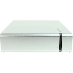 Rocstor CommanderX EC31 1TB 3.5" External Hard Drive - USB 3.1 / USB 3.0 - SATA - 7200rpm - Desktop - Silver - AES 256-bit Encryption Standard - FIPS 140-2 - ENCYPTED EXT DRIVE 3XTOKEN KEY