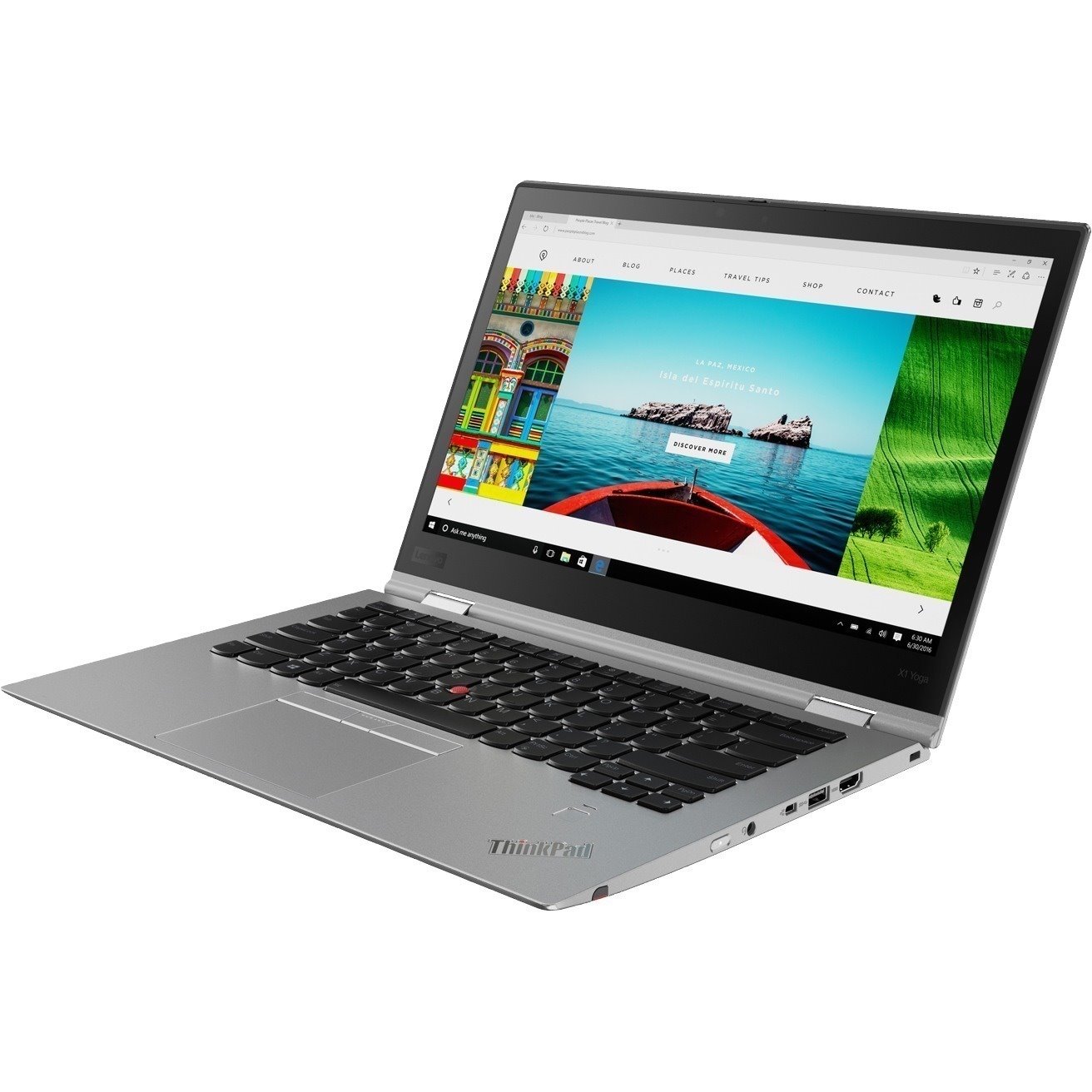 Lenovo ThinkPad X1 Yoga 3rd Gen 20LFS06600 14" Touchscreen 2 in 1 Ultrabook - Full HD - Intel Core i5 8th Gen i5-8350U - 16 GB - 256 GB SSD - English (US) Keyboard - Silver