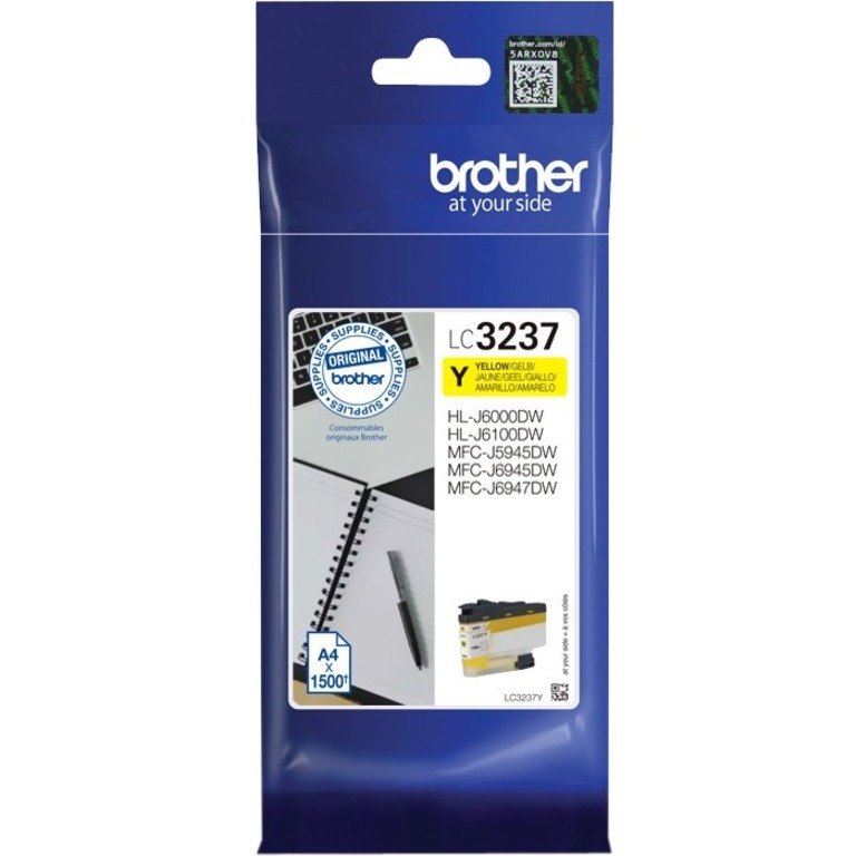 Brother LC3237Y Original Inkjet Ink Cartridge - Single Pack - Yellow - 1 Pack