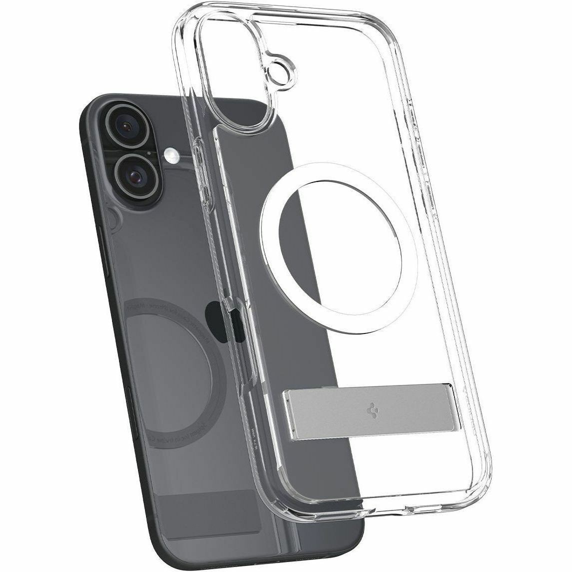 Spigen Slim Armor Essential S MagFit Case Crystal Clear For iPhone 16 Plus