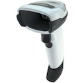Zebra DS4608 Handheld Barcode Scanner - Cable Connectivity - Nova White